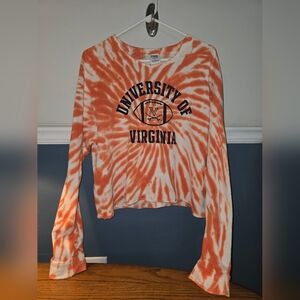 Virginia Cavaliers Football Shirt/Pullover..L/S, Size: Medium By VS Pink